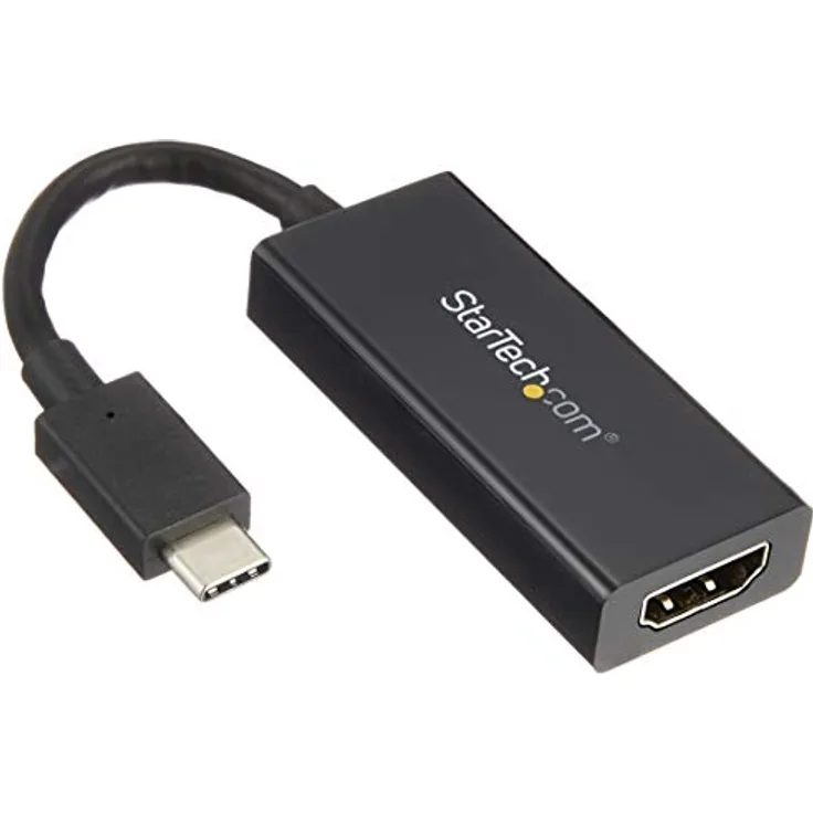 StarTech.com USB-C auf HDMI Adapter mit HDR - 4K 60Hz - schwarz - USB Typ C auf HDMI Konverter - CDP2HD4K60H