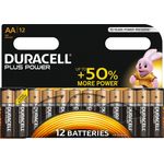 Duracell Plus Power Typ AA Alkaline Batterien, 12er Pack