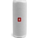 JBL Flip 5 Steel White Bluetooth-Lautsprecher, wasserdicht, weiß