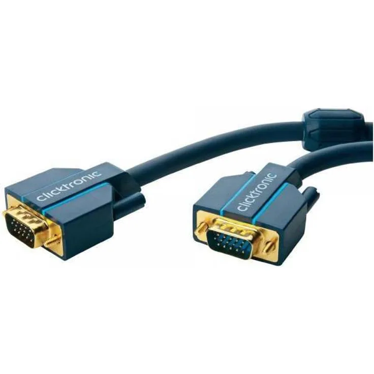 ClickTronic Casual Series - VGA-Kabel - HD-15 (VGA) (M) bis HD-15 (VGA) (M) - 10 m