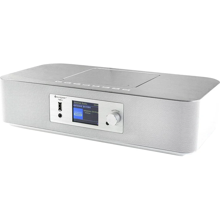 Soundmaster ICD2020WE CD-Radio mit Bluetooth, WLAN, TFT-Display, weiß – Bild 2