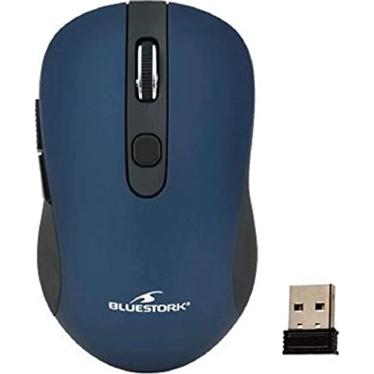Kabellose Maus mit 6 Tasten, 2,4 GHz, bis 1600 DPI, kompatibel mit Windows und Mac – Bild 1