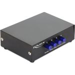 DELOCK Switch 4-port Audio - Video manuell bidirektional