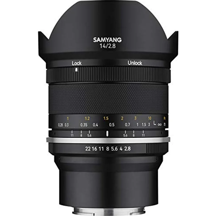 Samyang MF 14mm F2,8 MK2 Fuji X ? Weitwinkel Objektiv manueller Fokus Festbrennweite für APS-C Kameras mit Fuji X Mount, 2. Generation Fujifilm X-T1, X-Pro2, X-T3, X-H1, X-T30, X-Pro3, X-T200, X-T4 – Bild 1