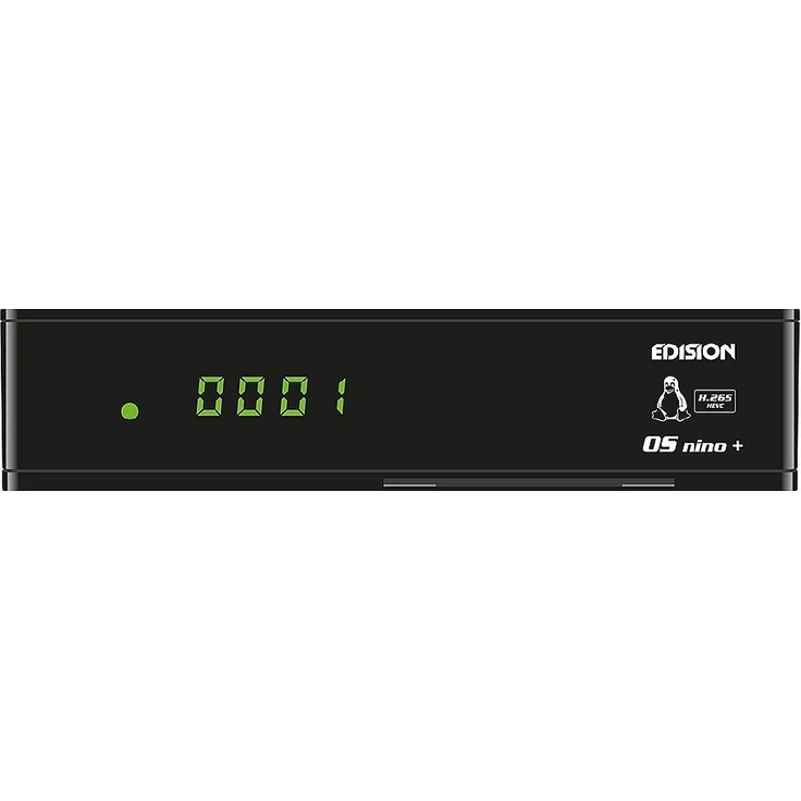 Edision OS NINO+ Full HD Linux E2 Combo-Receiver H.265-HEVC 1x DVB-S2, 1x DVB-T2-C, WLAN onboard, Bluetooth onboard, 2x USB, HDMI, LAN, Linux, Kartenleser schwarz – Bild 2