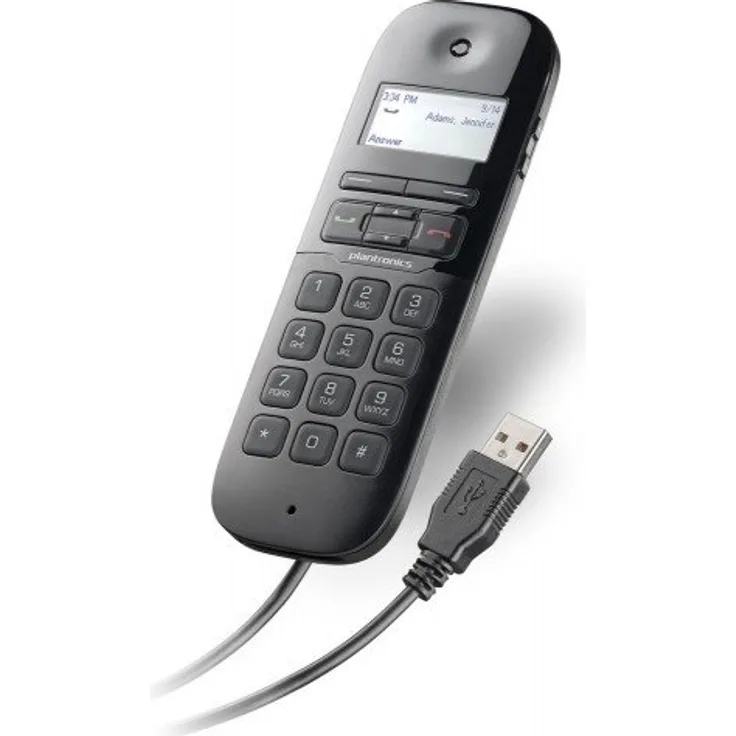 Plantronics Calisto P240-M VoIP-Telefon schwarz