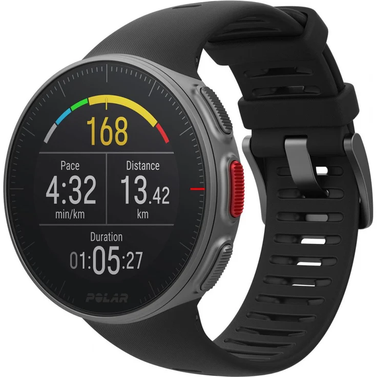 Polar Vantage V HR H10, Multisportuhr inkl. Herzfrequenzgurt GPS, Unisex, Einheitsgröße, Black – Bild 3