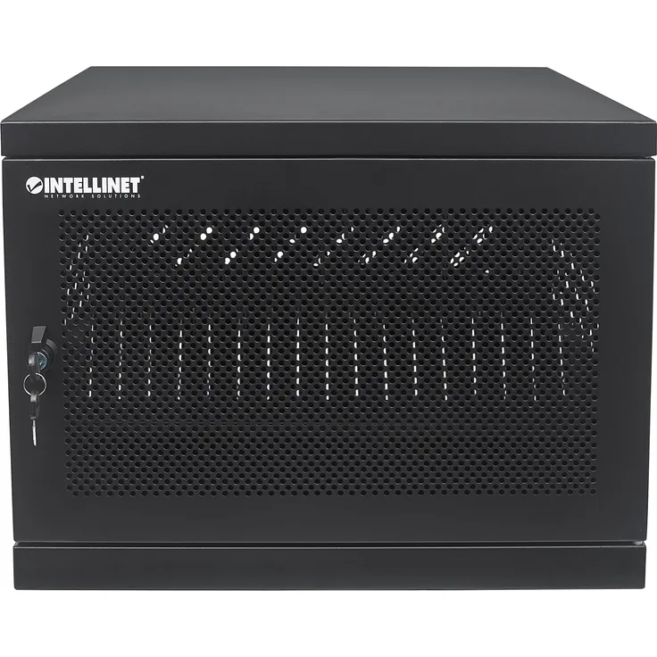 Intellinet 714778 Professionelle 14-Fach Desktop Ladestation 14 Steckdosen, 21,6 A Strom schwarz