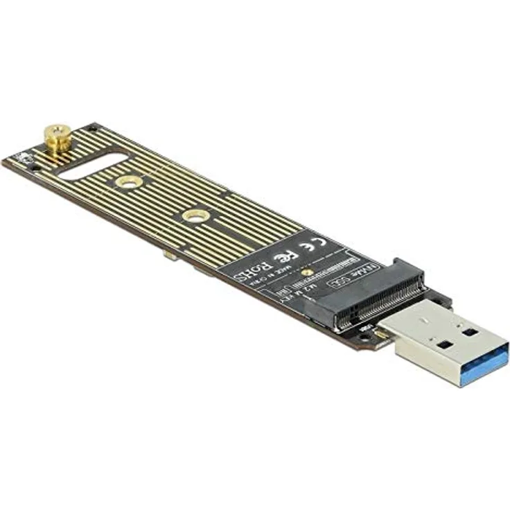 DeLOCK Konverter für M.2 NVMe PCIe SSD mit USB 3.1 Gen 2