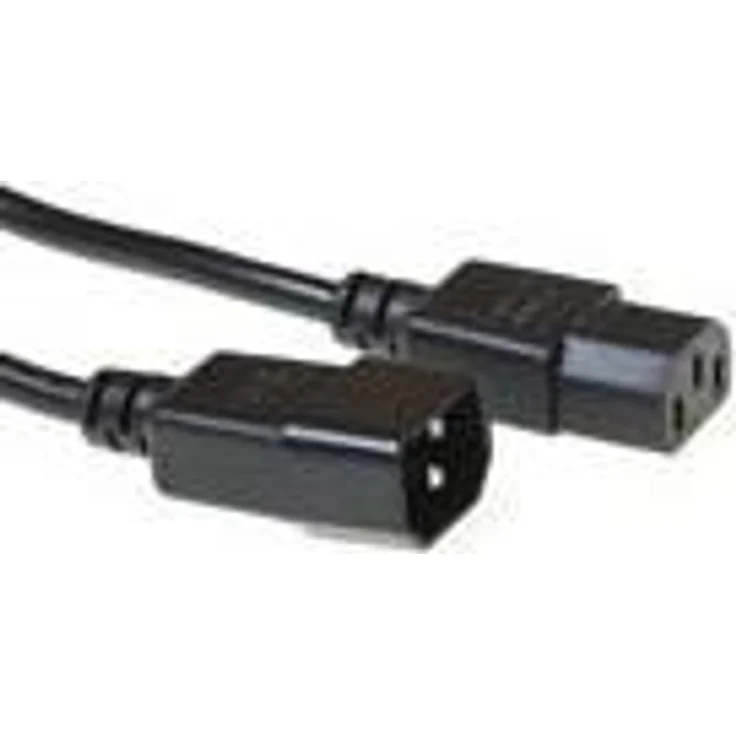 POWERCORD C13-C14 BLACK 1.80M – Bild 1