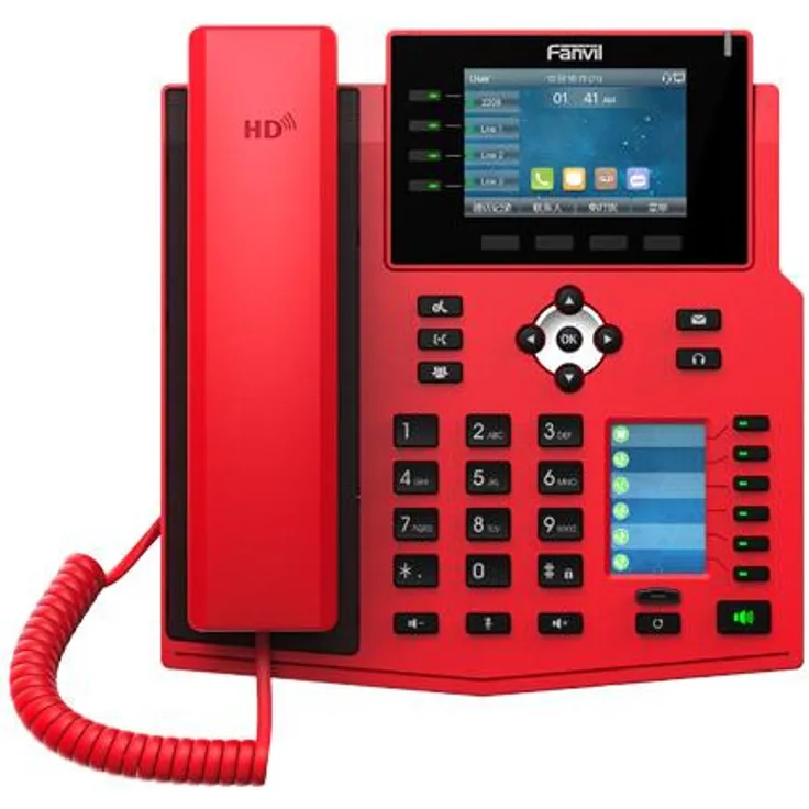 Fanvil IP Telefon X5U-R red