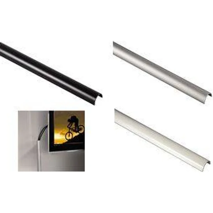 hama Kabelbrücke, halbrund, Aluminium, Länge: 1,10 m - Preisvergleich