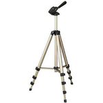 Hama Star 700 Leichtes Einsteiger-Dreibeinstativ mit 3-Wege-Kopf, Star 700 EF Digital 125-3D, champagner