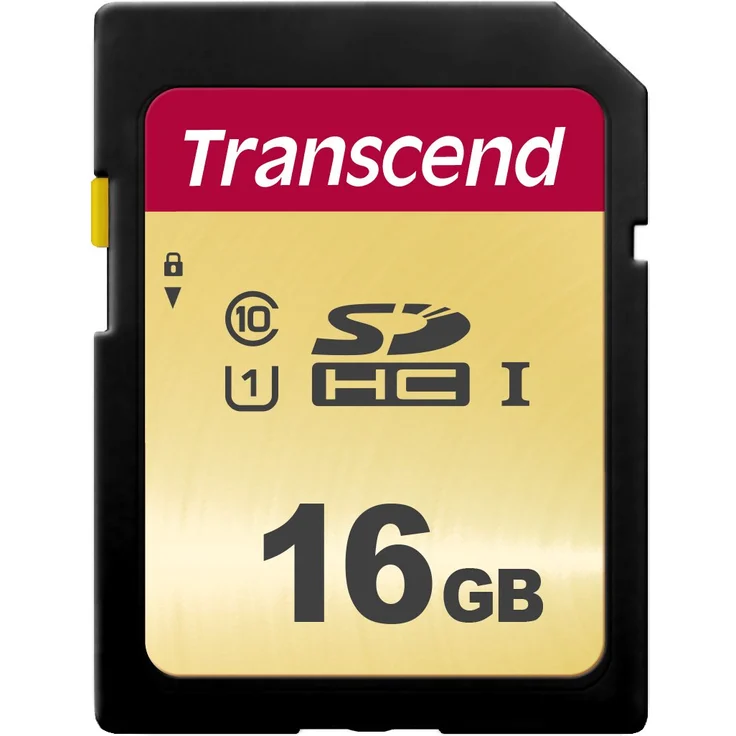 Transcend 16GB SDXC-SDHC 500S Speicherkarte TS16GSDC500S - bis zu 95 MBs lesen und 65 MBs schreiben – Bild 1