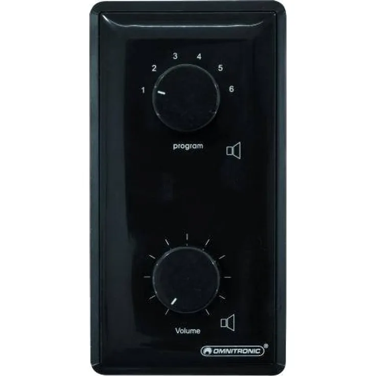Omnitronic 80711090 Pa Vol Contr-Prog Wähler 20W Sw Mono