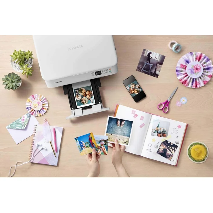Canon PIXMA TS5351a (3-in-1) Multifunktionsdrucker - (Tintenstrahl) Farbe, Druckgeschwindigkeit: 13 s/w, 6,8 Farbe, Auflösung: 4800 x 1200, USB, LAN, WLAN, AirPrint, Wi-Fi Direct, Cloud Print (3773C026) – Bild 5