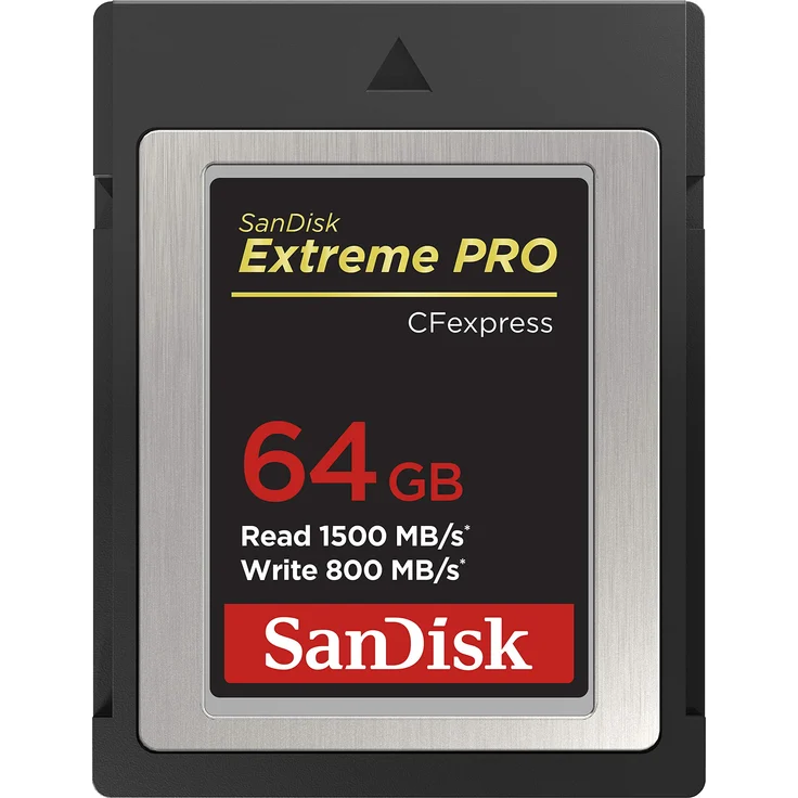 SanDisk Extreme PRO CFexpress Speicherkarte Typ B 64 GB (Lesegeschwindigkeiten bis 1500 MB-s, für RAW 4K-Video, XQD-Kompatibilität, RescuePro Deluxe Wiederherstellung Software) – Bild 1
