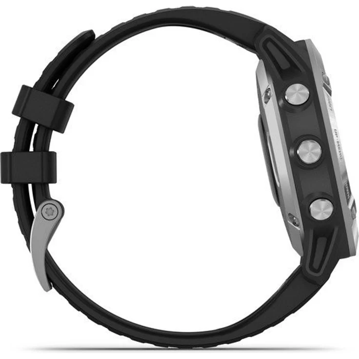 Garmin fēnix 6 Smartwatch GPS, Unisex, 47mm, Kunststoffgehäuse, Silber/Schwarz – Bild 7