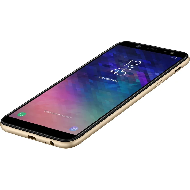 Samsung Galaxy A6 (2018) Smartphone 14,22cm (5,6 Zoll) SAMOLED-Display, 32GB interner Speicher, 3GB RAM, Dual-SIM, Android, Gold – Bild 11