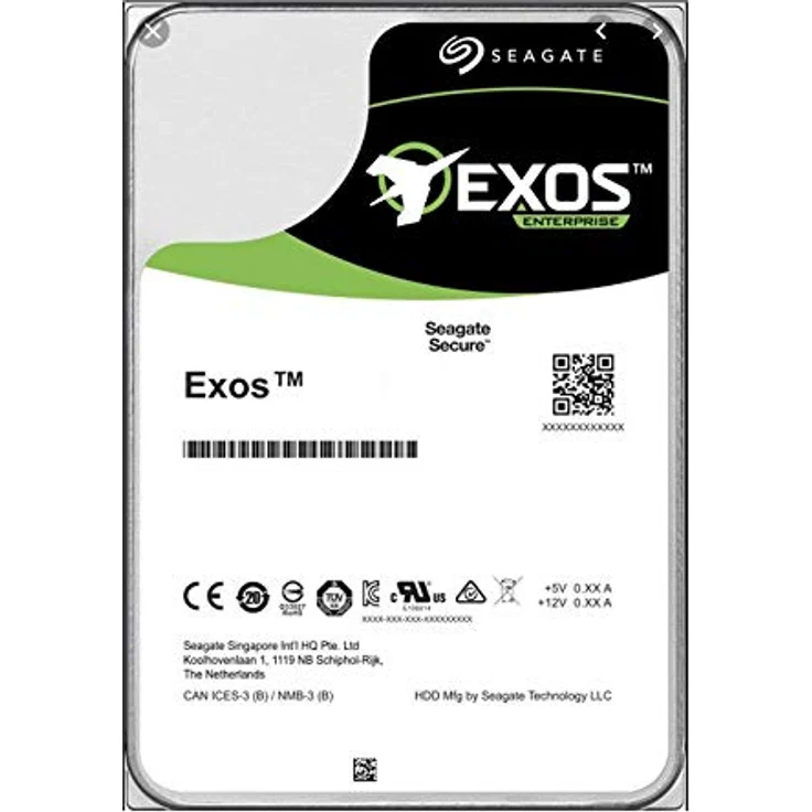 Seagate Exos X16 ST16000NM001G - Festplatte - 16 TB - intern - SATA 6Gb/s - 7200 rpm - Puffer: 256 MB (ST16000NM001G) – Bild 1