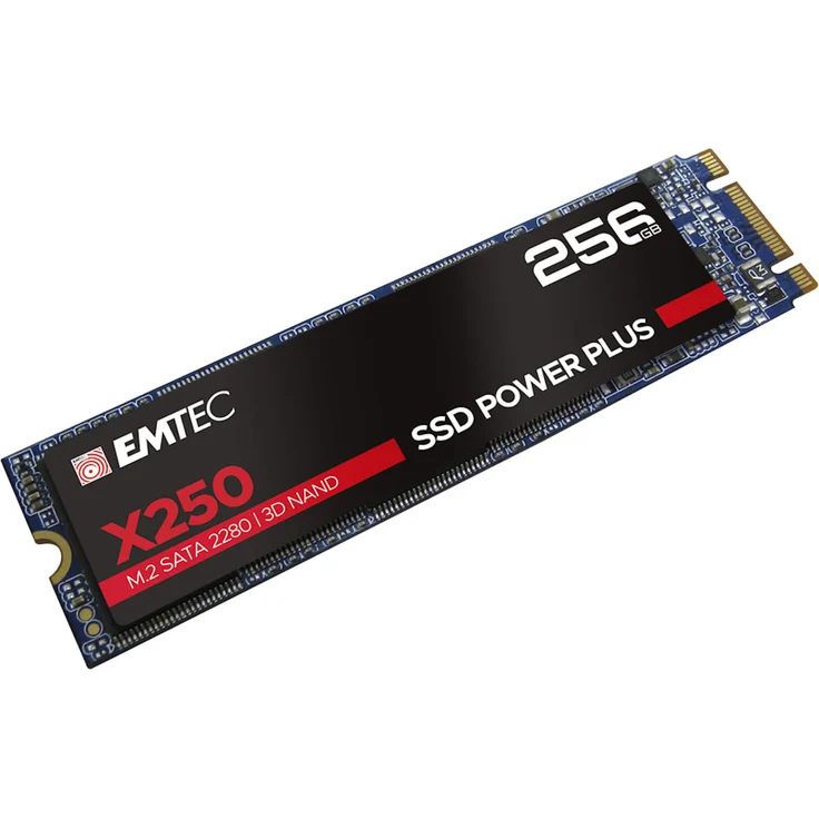 EMTEC SSD Power Plus X250 - Solid-State-Disk - 256 GB - intern - M.2 2280 - SATA 6Gb/s (ECSSD256GX250) – Bild 4