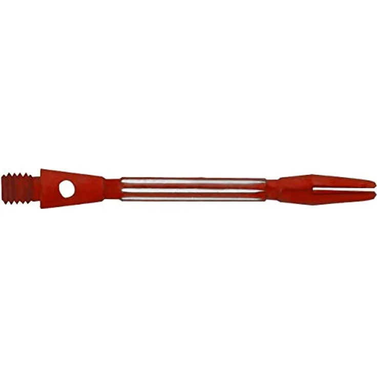BULL'S Split Aluminium Shaft, Medium, rot, 1 Satz (3er Pack)