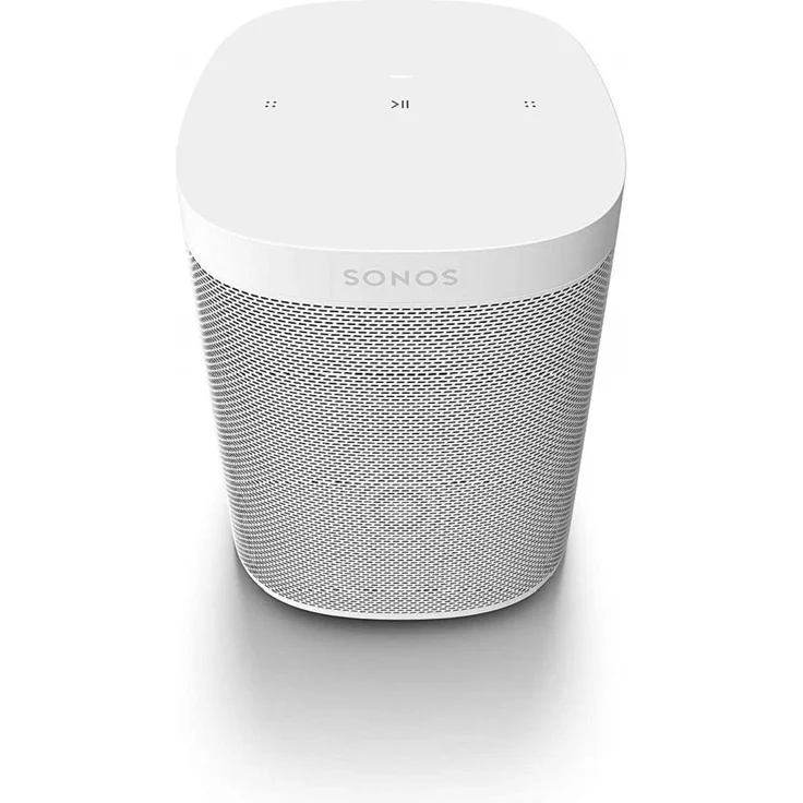 Sonos One SL All-In-One Multiroom-Lautsprecher mit Webradio, feuchtigkeitsresistent, geeignet für Indoor, Outdoor, weiß – Bild 2