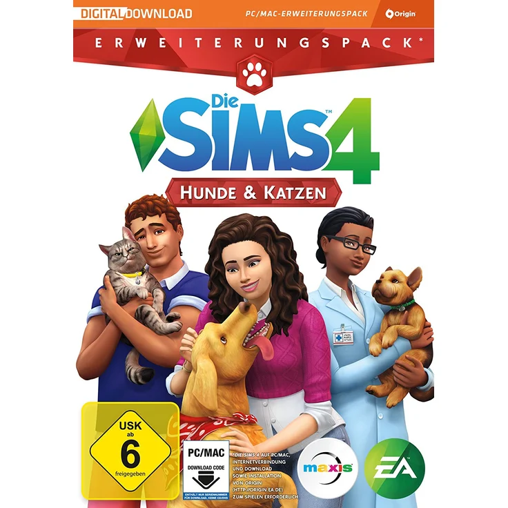 Die Sims 4 - Hunde & Katzen (Add-On) (PC) – Bild 1