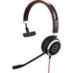 Jabra Evolve 40 MS Mono USB-C, schwarz/rot