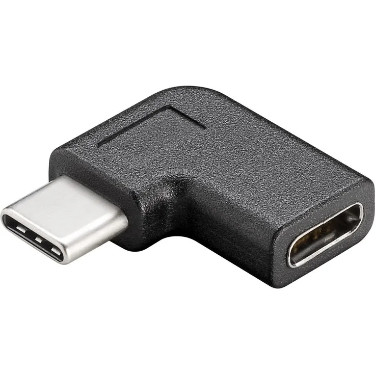 PremiumCord Adapter USB 3.1 C-Stecker - C-Buchse 90 ° gebogen