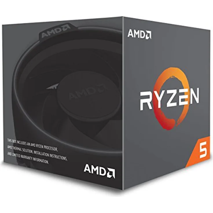 AMD Ryzen 5 2600, 6 Kerne (12 Threads), 3,4 - 3,9 GHz, Boxed (YD2600BBAFBOX)