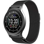 Inkasus Waterproof Edition Dynamic V2 Stahl Smartwatch Herren, Einheitsgröße, Zinklegierung-Gehäuse, Schwarz
