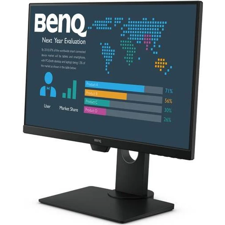 BenQ BL2480T (9H.LHFLA.TBE) - 23,8 Zoll, Full HD (1920 x 1080), IPS-Panel, 60Hz, 5ms, 250cd/m² – Bild 2