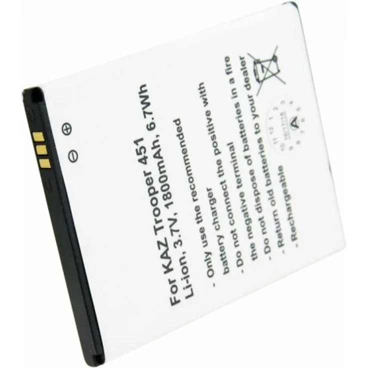 Akku passend für Kazam Trooper 451, TR4501 3,7 Volt 1800mAh