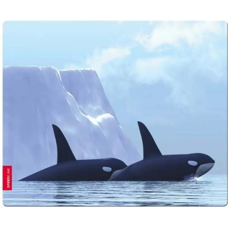 Speedlink SILK Mousepad - Mauspad mit weicher Textiloberfläche und antistatischer Wirkung, Maße: 23 x 19 x 0,2 cm, Orca