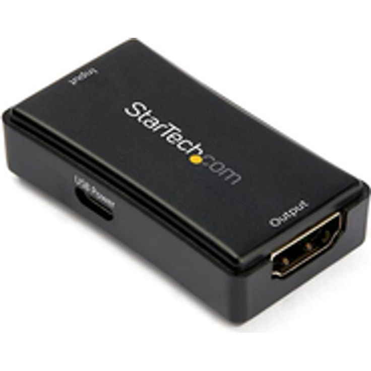 StarTech.com HDBOOST4K2 HDMI-Signalverstärker (4K 60Hz, USB Powered, 7.1 Audiounterstützung, Signal Booster, YUV 4: 4: 4)