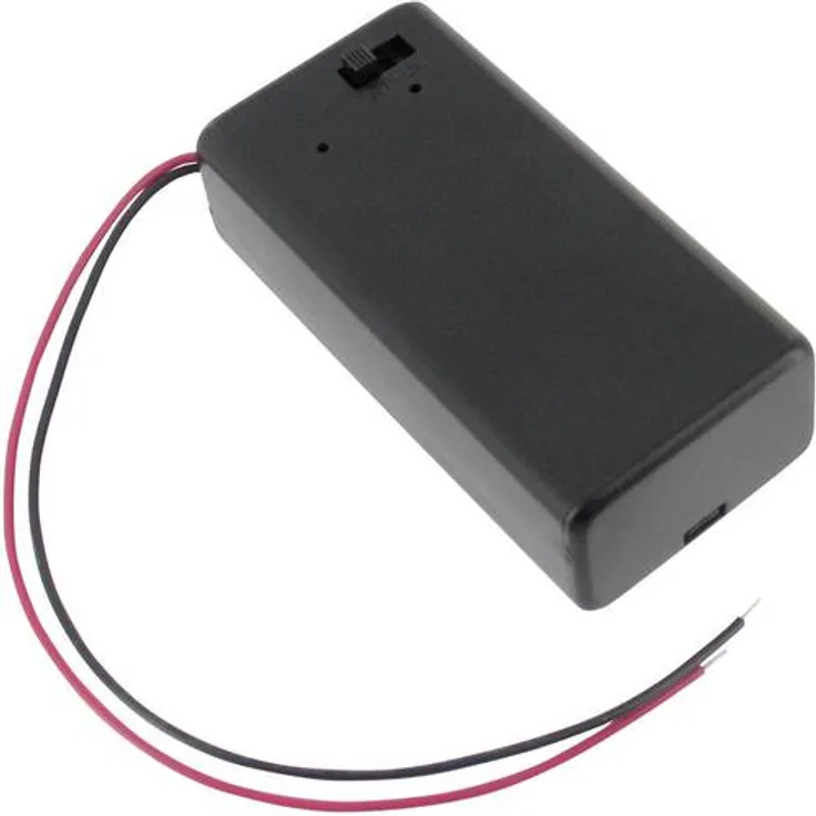 Velleman BH9VBS Batteriehalter 1x 9V Block (L x B x H) 69 x 33 x 21mm