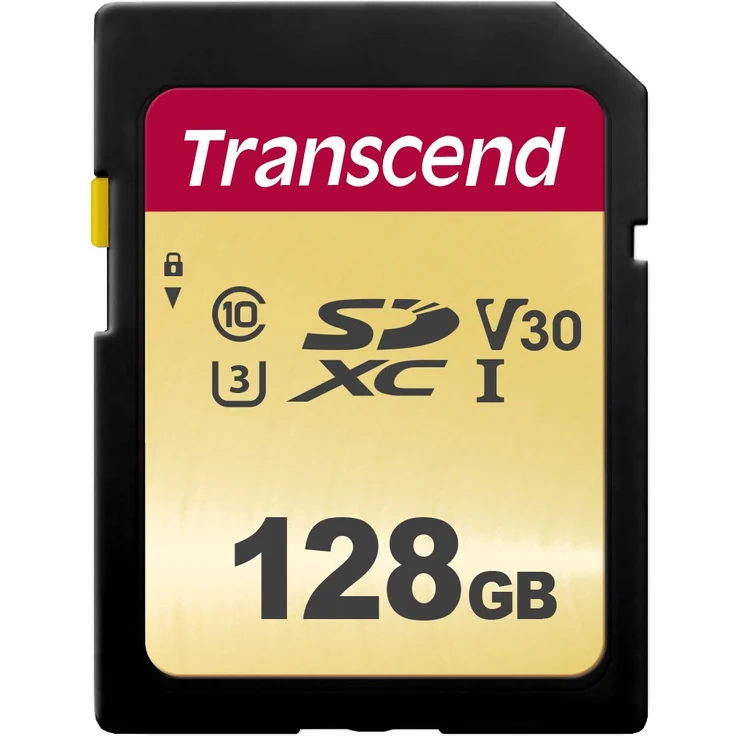 Transcend 128GB SDXC-SDHC 500S Speicherkarte TS128GSDC500S - bis zu 95 MBs lesen und 65 MBs schreiben – Bild 1