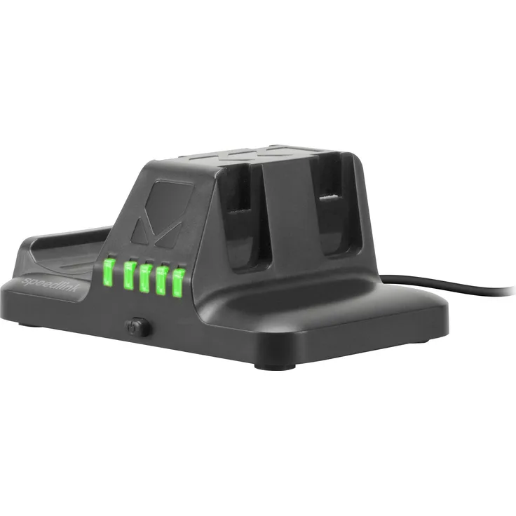Speedlink Quad Multi-Charger für Nintendo Switch - USB-A-Verbindung - Mehrfach-Ladegerät - schwarz