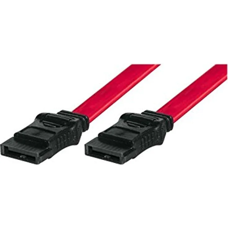 exertis Connect - SATA-Kabel - Serial ATA 150/300/600 - SATA gerade bis SATA gerade - 75cm - Rot (314013)