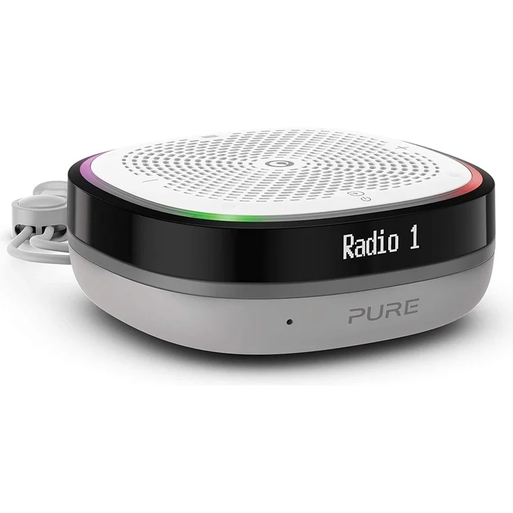 Pure StreamR Splash Outdoor Bluetooth-Lautsprecher mit Mikrofon, Digitalradio, Radio, DSP, Display, wasserdicht, grau – Bild 2