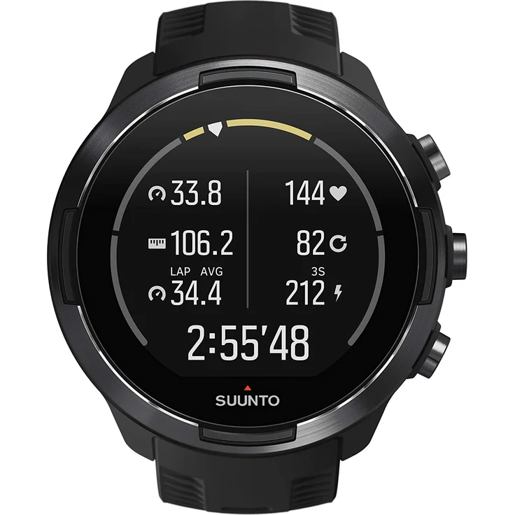 Suunto 9 Baro Smartwatch GPS, Unisex, Einheitsgröße, Silikonarmband, Schwarz – Bild 3