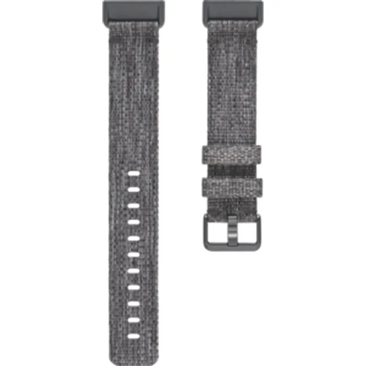 Fitbit Gewobene Armbänder Charge 3, Holzkohle, L, FB168WBGYL