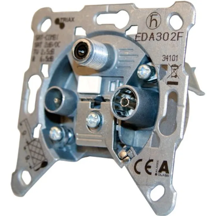 Triax EDA 302 F Antennensteckdose Silber