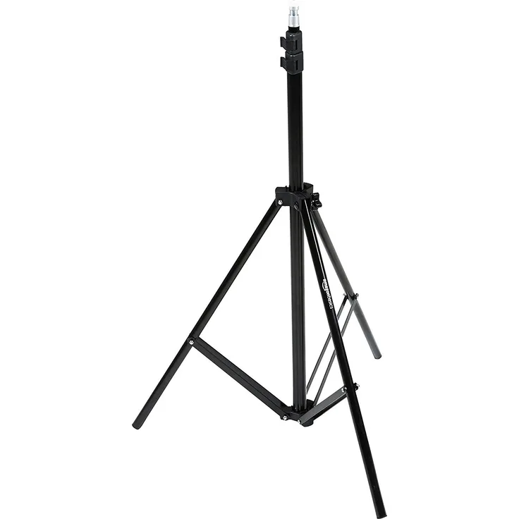 AmazonBasics - Kamera-Beleuchtungsstativ, Aluminium, 2,13 m