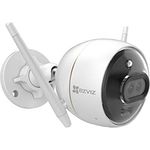 EZVIZ C3X 1080P Überwachungskamera außen WLAN mit Nachsicht in Farbe und erem 24 Stunden Cloudspeicher, KI, Anpassbarer Sprachalarme, IP67, H.265