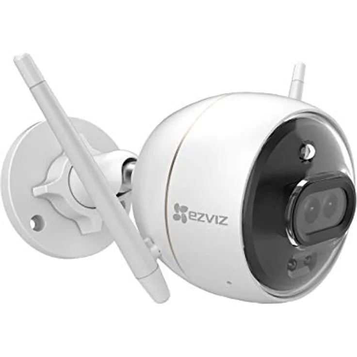 EZVIZ C3X 1080P Überwachungskamera außen WLAN mit Nachsicht in Farbe und erem 24 Stunden Cloudspeicher, KI, Anpassbarer Sprachalarme, IP67, H.265