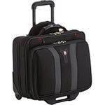 Wenger Granada Laptoptasche mit Rollen - 17'' Laptopfach Aktenkoffer Trolley Handgepäck Damen-Herren - Schwarz