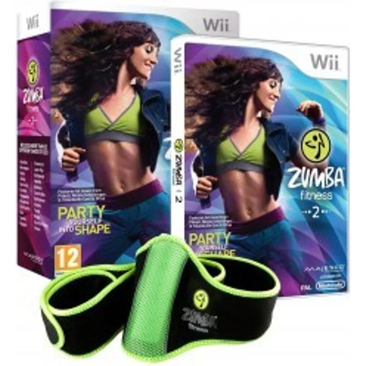 Zumba Fitness 2 inkl. Fitness Gürtel Wii