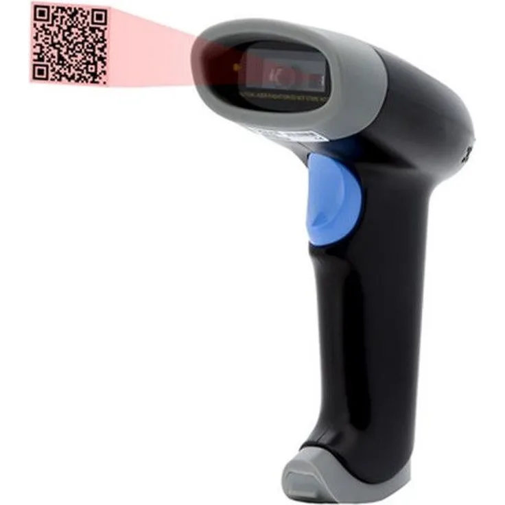 iggual Strichcode Leser iggual L2DUSB 200 scan-s LED Schwarz